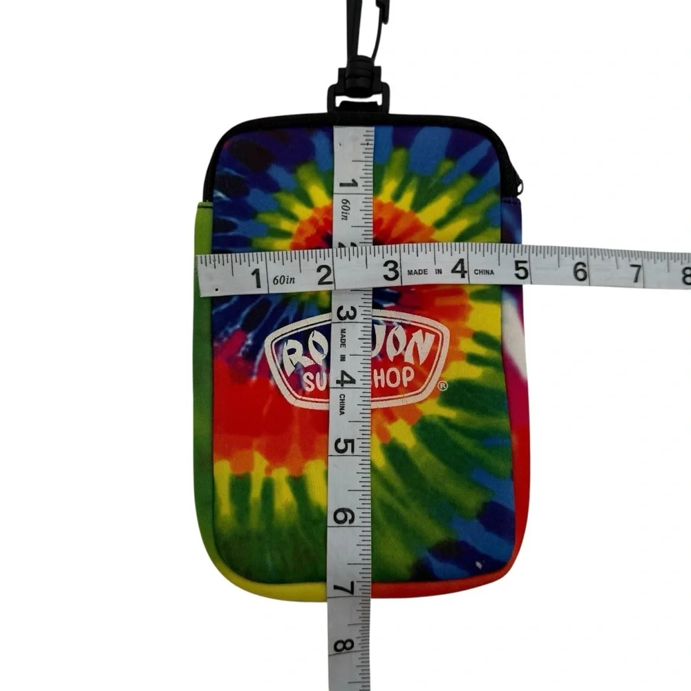 Ron Jon Surf Shop Tie Dye Neoprene Water Resistant Pool Beach Ocean Wallet Case